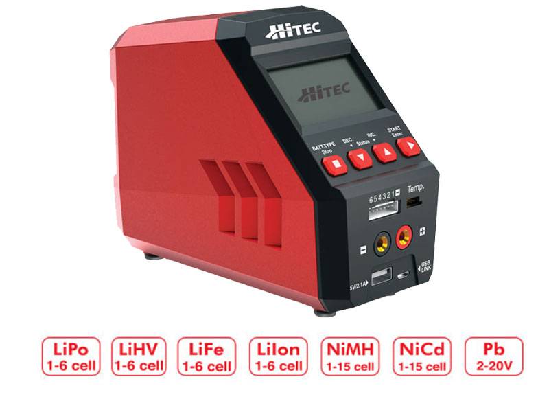 HITEC RDX1 Pro 100 Watt Single Port AC/DC Charger